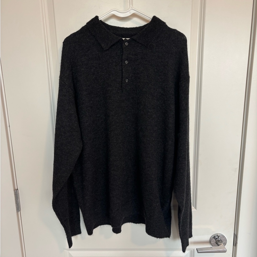 American Eagle - Long Sleeve Wool Polo